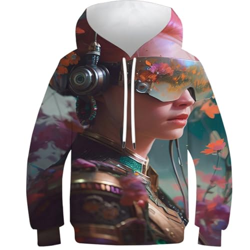Sweat à capuche 3D pour le collège : le pull tendance des jeunes actifs de 11 à 13 ans