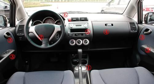 Moulage Carbone Bleu 3D : Relooking Console Centrale Auto