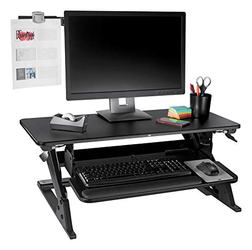 3M Monitor Mount Document Clip, Mounts Right Or Left With Command Adhesive, Swings Forward And Back For Easy Viewing And Storage, 30 Sheet Capacity, Black (Dh240Mb)- Pack Of 6 #TOP4