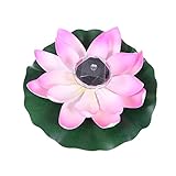 Lampes solaires flottantes pour piscine : les lumières lotus utilisent une électronique LED pour simuler exactement la flamme vacillante d'une vraie bougie, avec une fréquence de scintillement précise.