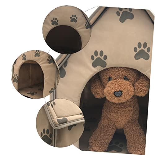 Maison pour chien et chat pliable : lit confortable YARNOW - 8