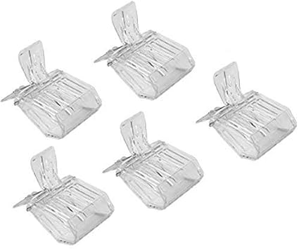 5 Pack Plastic Queen Bee Catcher Queen Bee Cage Catcher Clips Trap Box Beekeeping Tool for Beekeepers Transparent