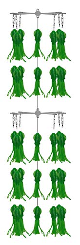 Fish Razr Fr376 Bucket Dredge 9" Squid - Offshore Big Teaser Sea Fishing Lure Gear, Pink Flourescent #TOP1