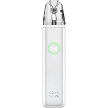Oxva Xlim Go 2 Pod Kit, 1500mAh Rechargeable Battery, 2ml Refillable Pod, Auto-Draw, Adjustable Airflow, Nicotine Free Shell White