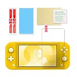 ECHZOVE Tempered Glass Screen Protector Compatible with Nintendo Switch Lite - 2 Packs