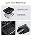 Wigoo Tesla New Model Y Juniper & Model 3 Center Console Organizer [Double Layer Space, Slide Smoothly] Model 3 (2024~2025)/New Model Y Juniper Accessories, 4PCS Black