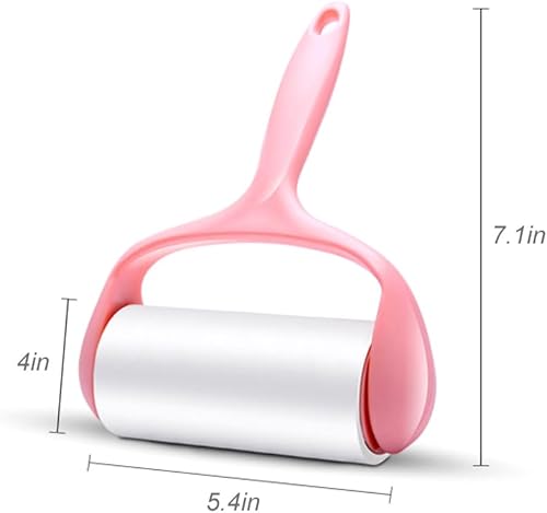 Miniatura 7 de YQMAJIM - Rodillo de pelusa, 9 recambios de 540 hojas, kit de removedor de pelo de mascotas súper adhesivo, cepillo de pelusa para ropa, alfombras,