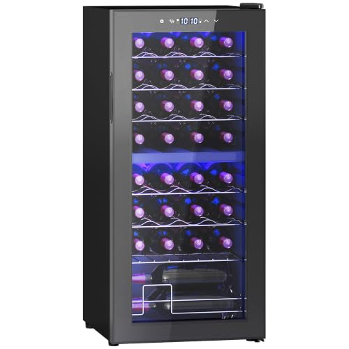 Homcom 86L freestanding wine