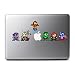 8-Bit Superhero Set Decals for MacBook, iPad Mini, iPhone 5S, Samsung Galaxy S3 S4, Nexus, HTC One, Nokia Lumia, Blackberry