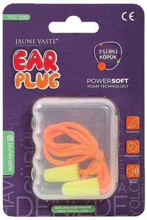 Ear Plug 2’li ipli Köpük, Renksiz