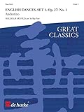  Sir Malcolm Arnold: Danzas inglesas, Set 1, Op. 27: No. 1: Brass Band: Partitura y