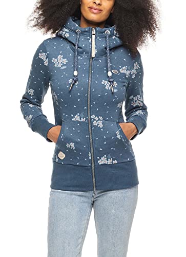 Ragwear NESKA Flower Zip, Blue, L