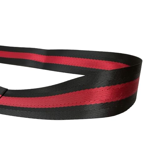 MAGARROW 1.5\" Utility Straps with Buckle Adjustable, 4-Pack (RED/Black, 9.5 feet Long) - Thumbnail 3