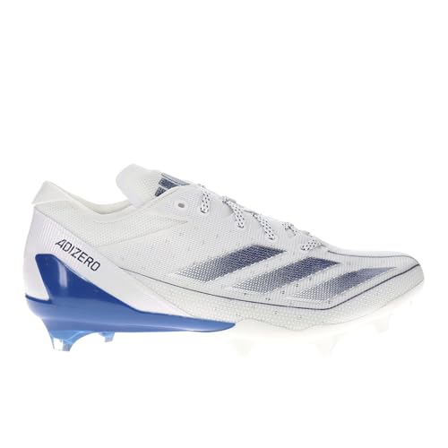Image of adidas Mens Adizero Electric American Football Sneakers Shoes - White