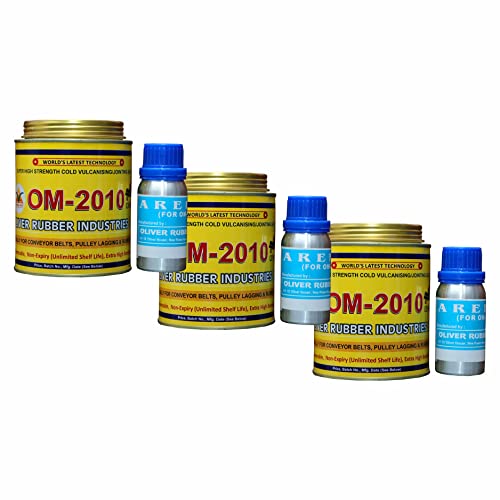 Pack de 3 adhesivos OM 2010 para reparación de cintas transportadoras