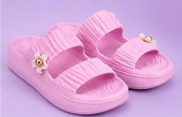 Image of Women's Stylish Casual Slippers | Comfortable Slip-On Sandals | Trendy Daily Wear Footwear and Lightweight