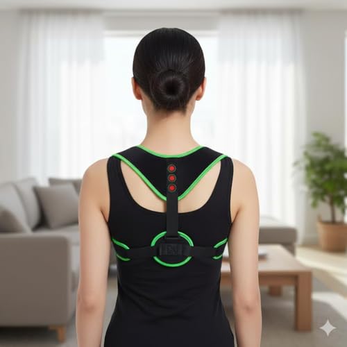 Corretor Postural Magnético Ajustável para Alívio da Dor