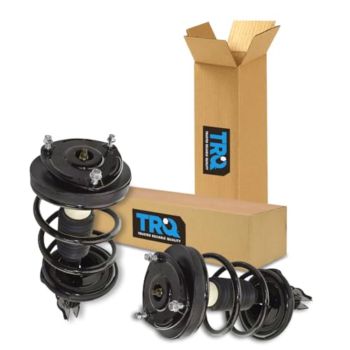 Image of TRQ Front Driver and Passenger Side Strut and Spring Assembly Set Loaded | For 06-14 Kia Sedona 07-10 Hyundai Entourage