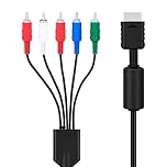 Mcbazel Component Video Cable for PS2/PS3 – Y/Pb/Pr High Definition Video and Audio Output, Only Compatible with Component Video Ports (Not for AV Input Devices)-6Ft/1.8M
