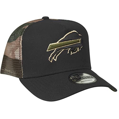 New Era Snapback Trucker Cap Buffalo Bills Wood Camo - vue 3