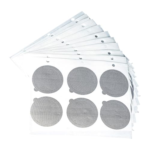 TOYANDONA Tapas Adhesivas de Sellado para Cápsulas de Café Espresso, 60 Unidades de Papel de Aluminio Apto para Alimentos, Compatible Máquinas de Café Expreso, Protección contra Fugas