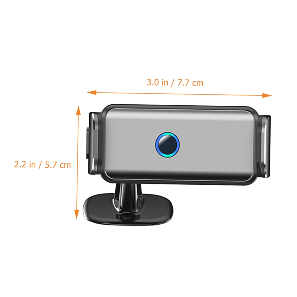 2piezas Soporte Móvil Automático para Coche Sujeción Segura Diseño Compacto Compatible Teléfonos para Navegación y Llamadas Movimiento