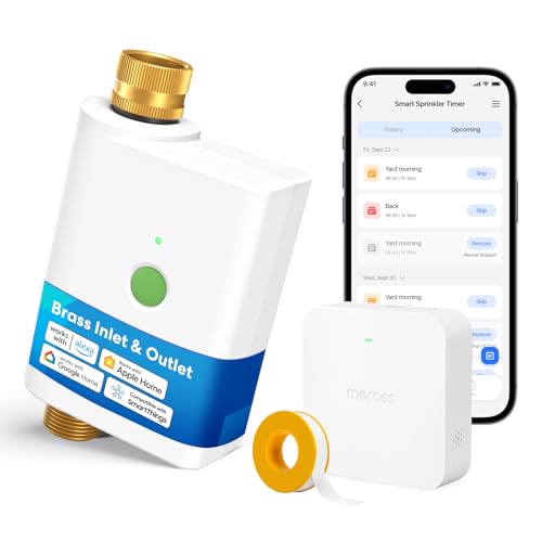 meross WiFi Garden Hose Water Timer with Smart Controls