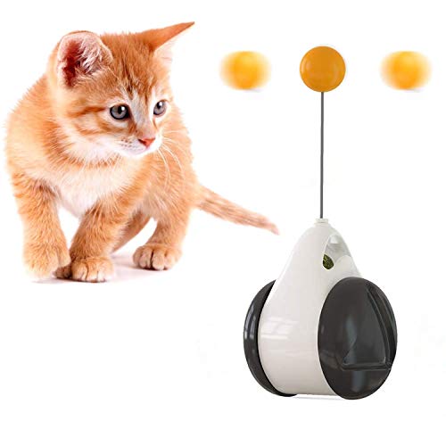 Bwelcam Juguetes para gatos, Juguetes interactivos para gatos, Juguetes para gatos con hierba gatera, Juguetes interactivos para perseguir gatos, Juguetes para gatos Pelota interactiva Cover