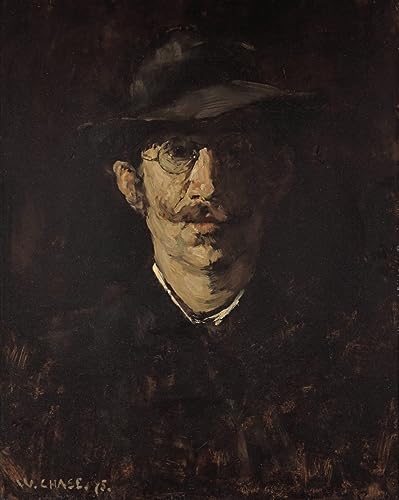 Impression d'affiches William Merritt Chase, toile portrait de Habermann haut de gamme 60x90 cm