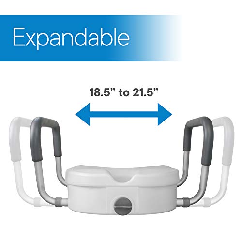 Rms TSR-500WH Raised Toilet Seat - 5 Inch Elevated Riser thumb #2
