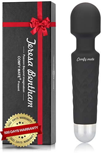 Upgraded Powerful Viberate Massager with 20 Magic Vibration Modes, Whisper Quiet, Waterproof, Handheld