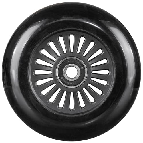 Image of AOWESM Easy Roller Replacement Wheels w /Bearings ABEC-9 for Ez Rollers Classic Drifter Junior New Twist On A Classic Scooters - Set of 3 (Black)