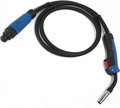 PLASMARGON MIG Schweißbrenner MB-15AK für MIG MAG Schweißgerät Binzel Typ Flexibler Kopf 3 m Cover
