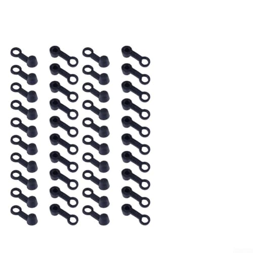 Brake Bleeder Screw Cap with Rubber Dust Cover Protects Grease Zerk Fittings from Moisture and Dirt for Motorcycle and Car Use (40pc)