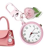 Generico Orologio Portachiavi | Portachiavi Luminoso Portatile - Pendente Orologio per Borsa | per Donna Ragazza Bambina, Borsa Zaino Pochette Uso Quotidiano Viaggio