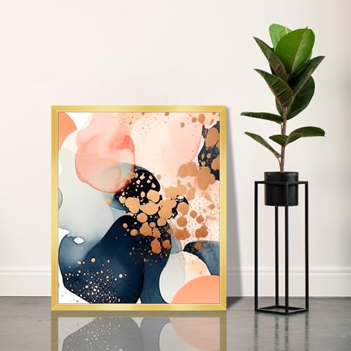 Image of LaVie Home 20x24 Picture Frame for Wall Display, 20x24 Gold Picture Frame with HD Plexiglas, 20 x 24 Poster Frame 1 Pack, Display Frame for Vertical or Horizontal, Classic Collection