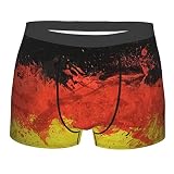 ZUNPNG Vintage Retro Deutschland Flagge Herren Boxershorts Unterwäsche Stretch Atmungsaktive Trunks, mehrfarbig, L