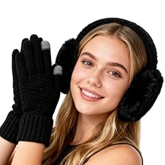 D-black (Earmuff Gloves Set)