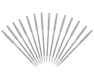 Sewing Machine Needles, 50 Count, Universal Regular Point for Singer, Brother, Janome, Varmax, Sizes 65/9, 75/11, 80/12, 90/14, 100/16