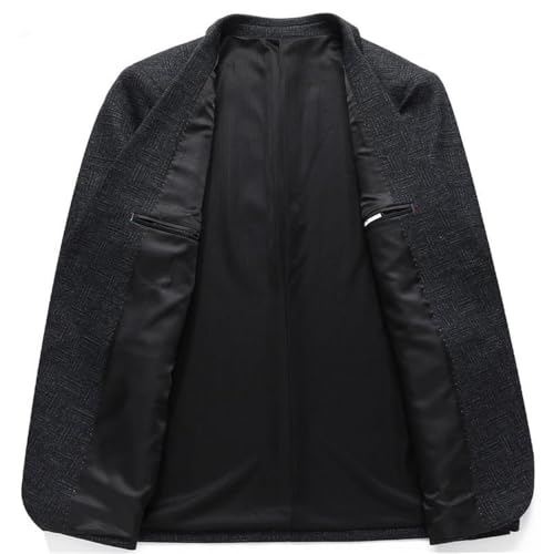 Men's Slim Fit Suit Jacket Autumn Lightweight Wedding Prom Formal Coat Business Casual2