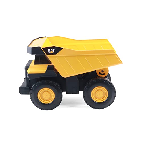 CatToysOfficial, CAT Construction 16' Steel Toy Dump Truck, Ages 3 and up, Yellow