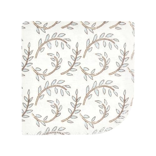 Image of Hudson Baby Unisex Baby Flannel Cotton Poly Washcloths, Girl Woodland Pals 10Pk, One Size