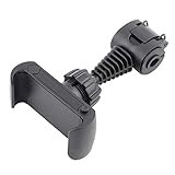 Wangcmcol Soporte de teléfono móvil para club de golf, clip de disparo, rotación de 360 grados, grabación de acción, corrección de postura, soporte de transmisión en vivo (HRT modelo negro)