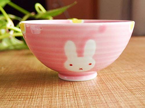 ピンク 陶器 茶碗 Amazon | 有田焼 ミニ茶碗 ふんわりピンク うさぎ | SARA-CERA
