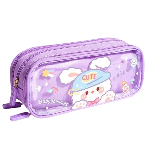 STOFFIER GARTEN Baby Bunnies Pencil Case, 3 Compartments, Large Capacity, Multifunctional Pouch for Girls, Cute Baby Bunnies Design (B0DGTXZL5P) Amazon Price History, Amazon Price Tracker