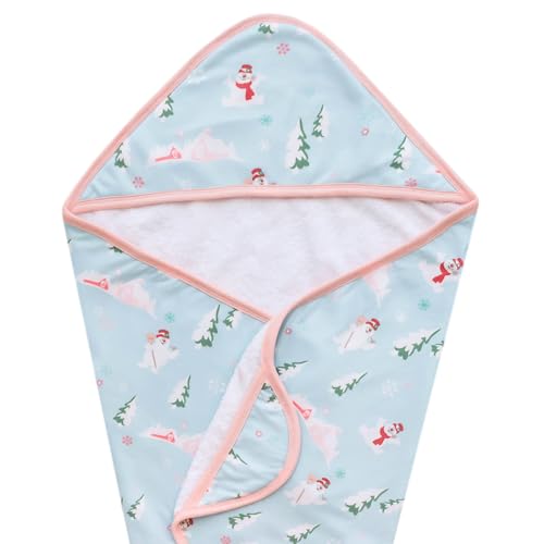 Image of Copper Pearl Hooded Bath Towels Premium Knit /Terry Cloth Baby Towels with Hood, Pockets, and Cool Designs - Great to Gift and Make Bath Time Fun - Baby Bath Towel, Frosty The Snowman