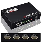 Uso extensivo: Divida una señal de entrada HDMI en cuatro señales de salida HDMI idénticas a la señal de entrada. Puede ofrecer soluciones de video HD para supermercados, centros comerciales, HDTV, STB, DVD, fábrica de proyectores, centro de control de datos, distribución de información, presentación en salas de conferencias Educación y entrenamiento; Sala de exposiciones de la corporación, cine en casa, etc.