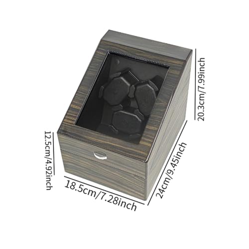 Caja enrolladora de relojes para evitar paradas en relojes automáticos con soporte para joyas 6