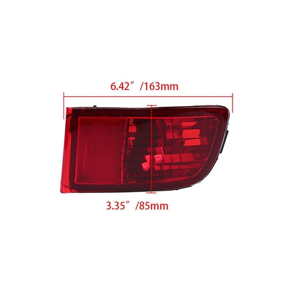 Lahdrhab Paire Feux Antibrouillard Arrière 81550-60440 / 81550-60520 – Compatible Land Cruiser Prado FJ90/95 1996-2002