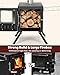 YRenZ Upgraded Portable Wood Stove for Camping, Compact Tent Stove with Large Firebox, High Airtightness for Outdoor Cooking & Heating